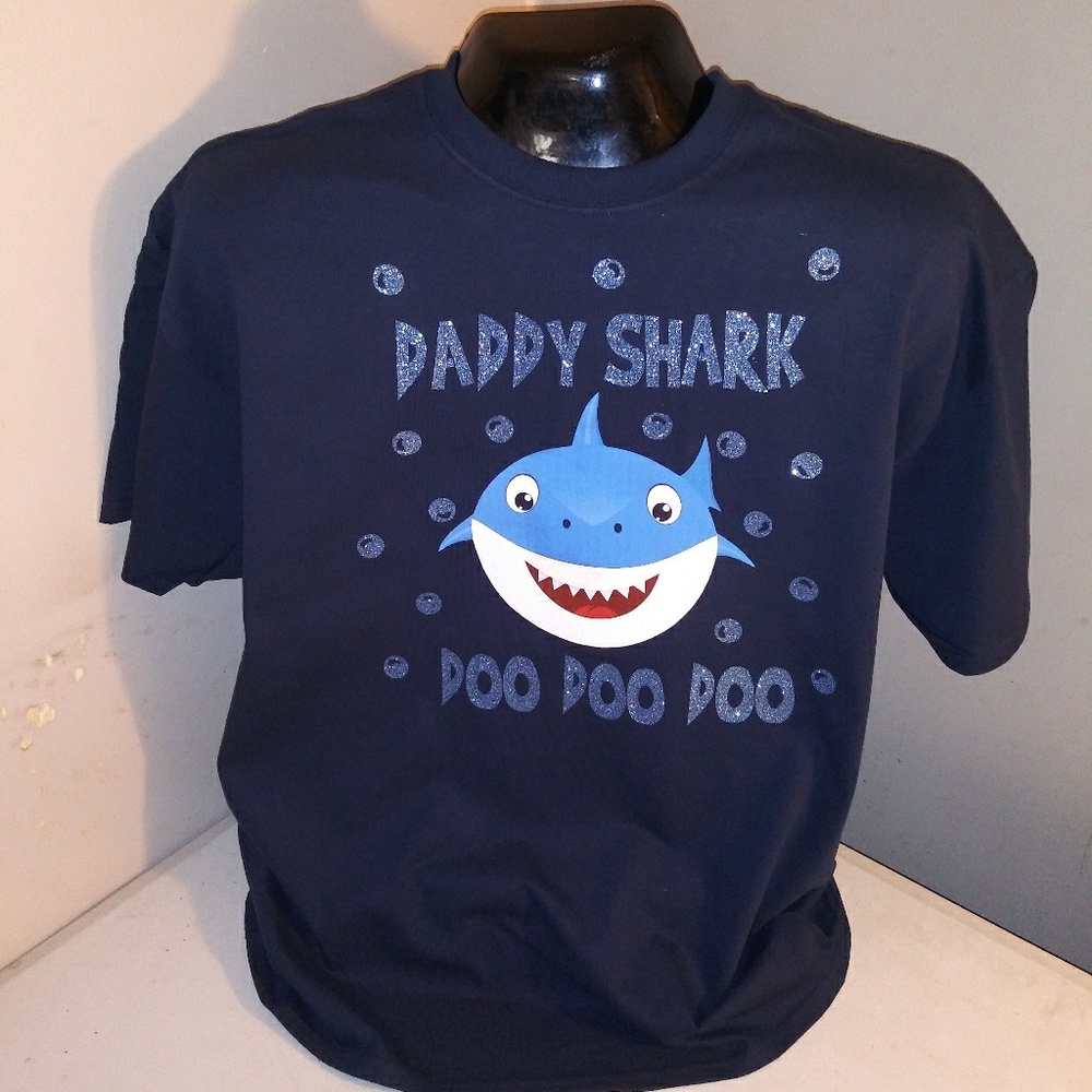 Daddy Shark Customized Birthday T-Shirt